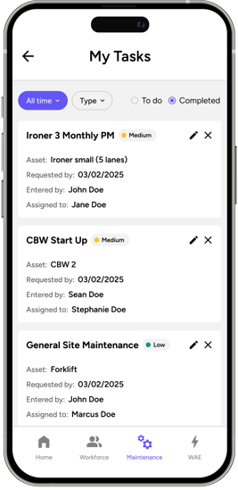 CMMS Preventive Maintenance